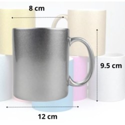 Taza Cerámica Perlada Importada Sublimable