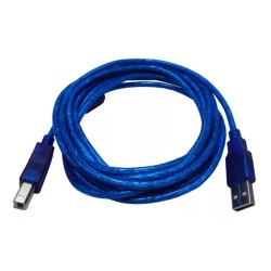 Cable Nisuta USB 2.0 AM-BM para impresoras de 3M con filtro NS-CUSB3