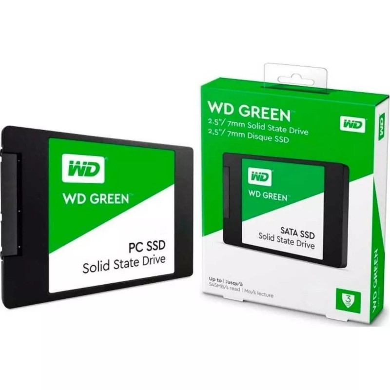 Disco SSD WESTERN DIGITAL Green 480GB SATA Interno 7 mm