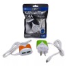 Cargador para celular con cable micro USB + 2 Puertos USB